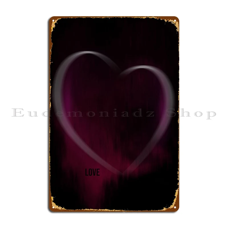 

Любовь сердце металлический знак винтажный Ретро клуб бар персонаж стена роспись жестяной знак плакат