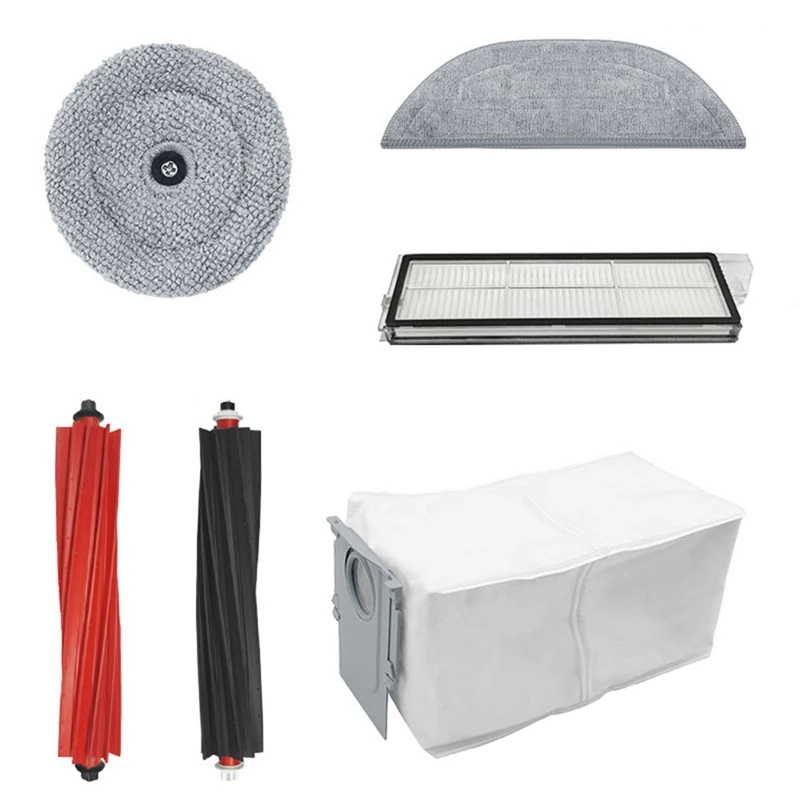 Для Roborock S8 Maxv Ultra аксессуары для роботов-пылесосов швабра ткань вакуумные мешки