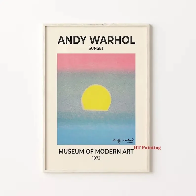 

Энди Уорхол 80-е Поп-арт Череп Закат Банан Campbell's Soup Can Плакат Печать На Холсте Стиль Настенное Искусство