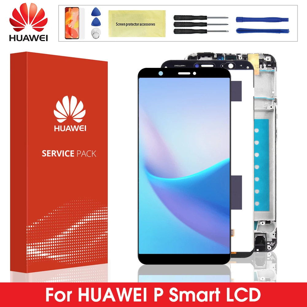 ЖК-дисплей для Huawei P Smart с сенсорным экраном 5 65 дюйма дигитайзер в сборе enjoy 7S