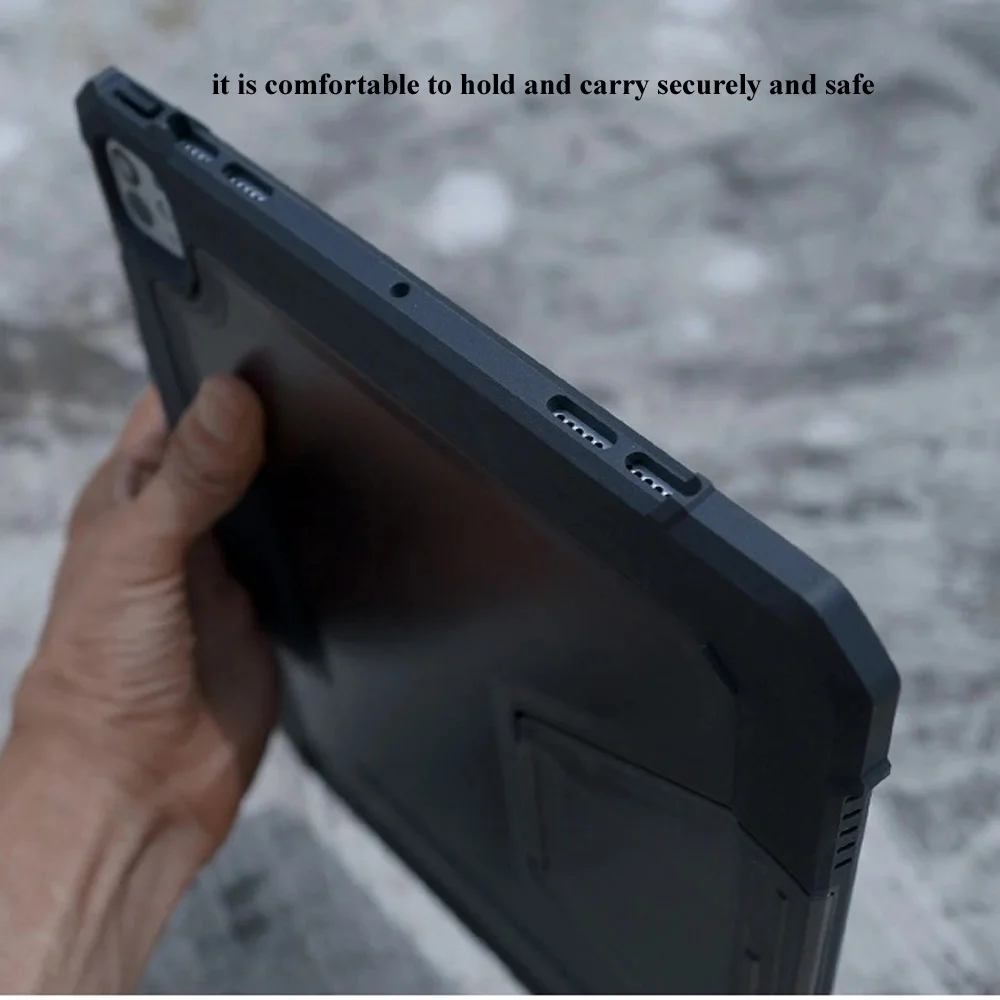 FATBEAR тактический военный класс Прочный противоударный чехол для iPad Pro 13 дюймов 2024