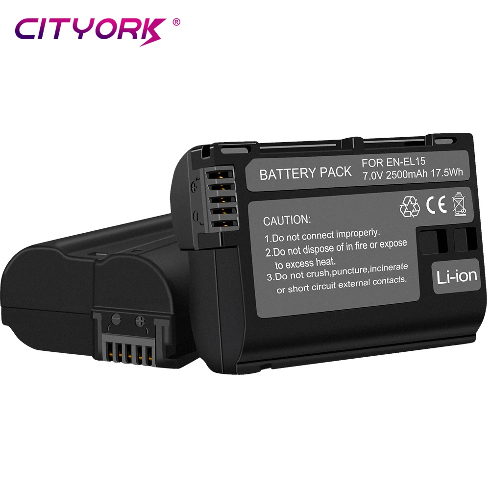 CITYORK EN EL15 EL15A EN-EL15 ENEL15 Батарея с ЖК-дисплеем Dual USB Зарядное устройство для Nikon D850 D810