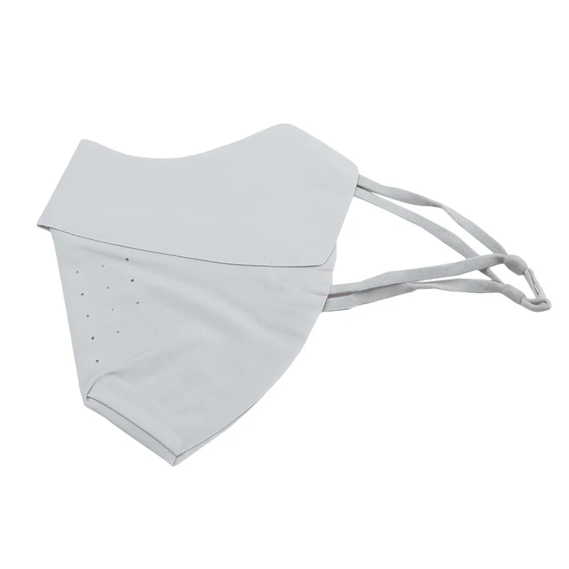 Женская Шелковая Маска Для Лица С Защитой От Ультрафиолета 3d Дышащая Однотонная