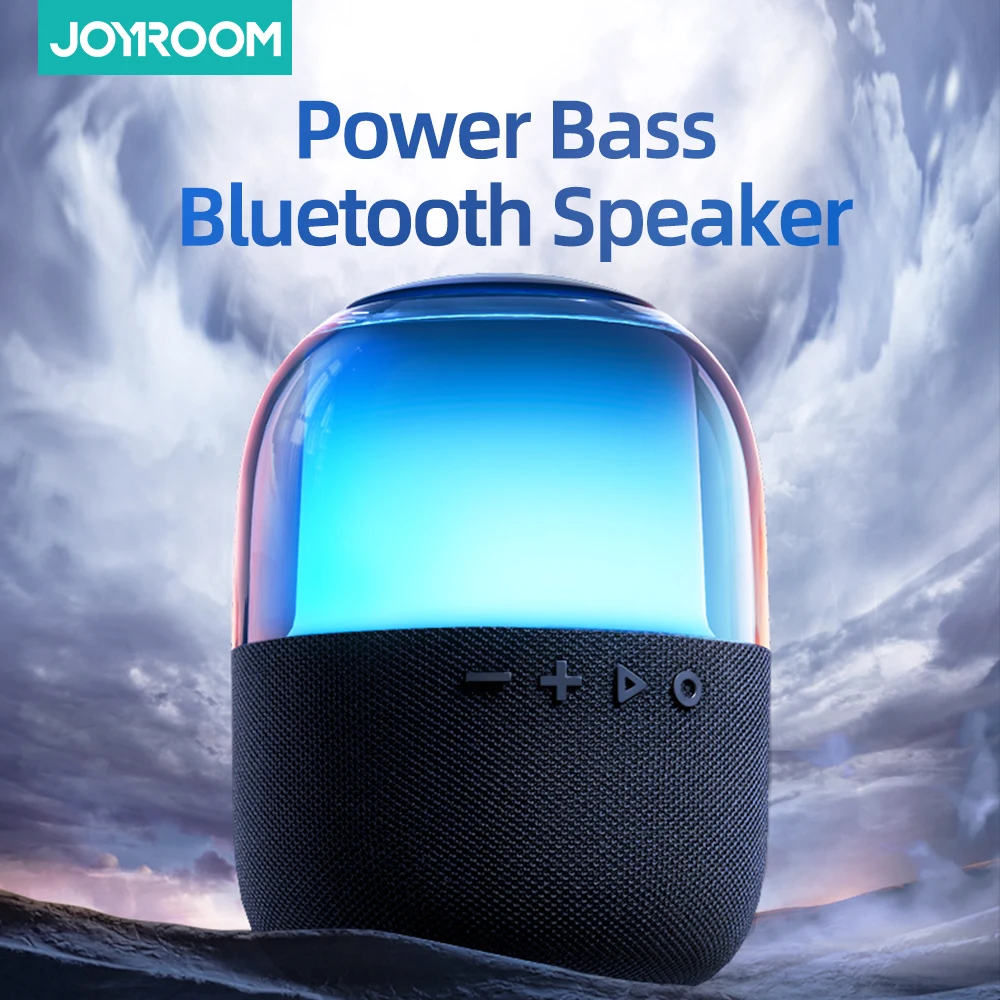 

Joyroom Light Bluetooth Speaker 3D Stereo Excellent Power Bass Loudspeaker Home Theater Support TF Wireless Camping Speakers