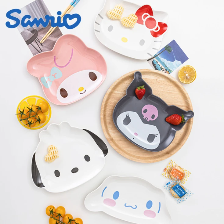 Обеденная тарелка Disney Микки Моя мелодия KT Cat аниме для маленьких детей каваи