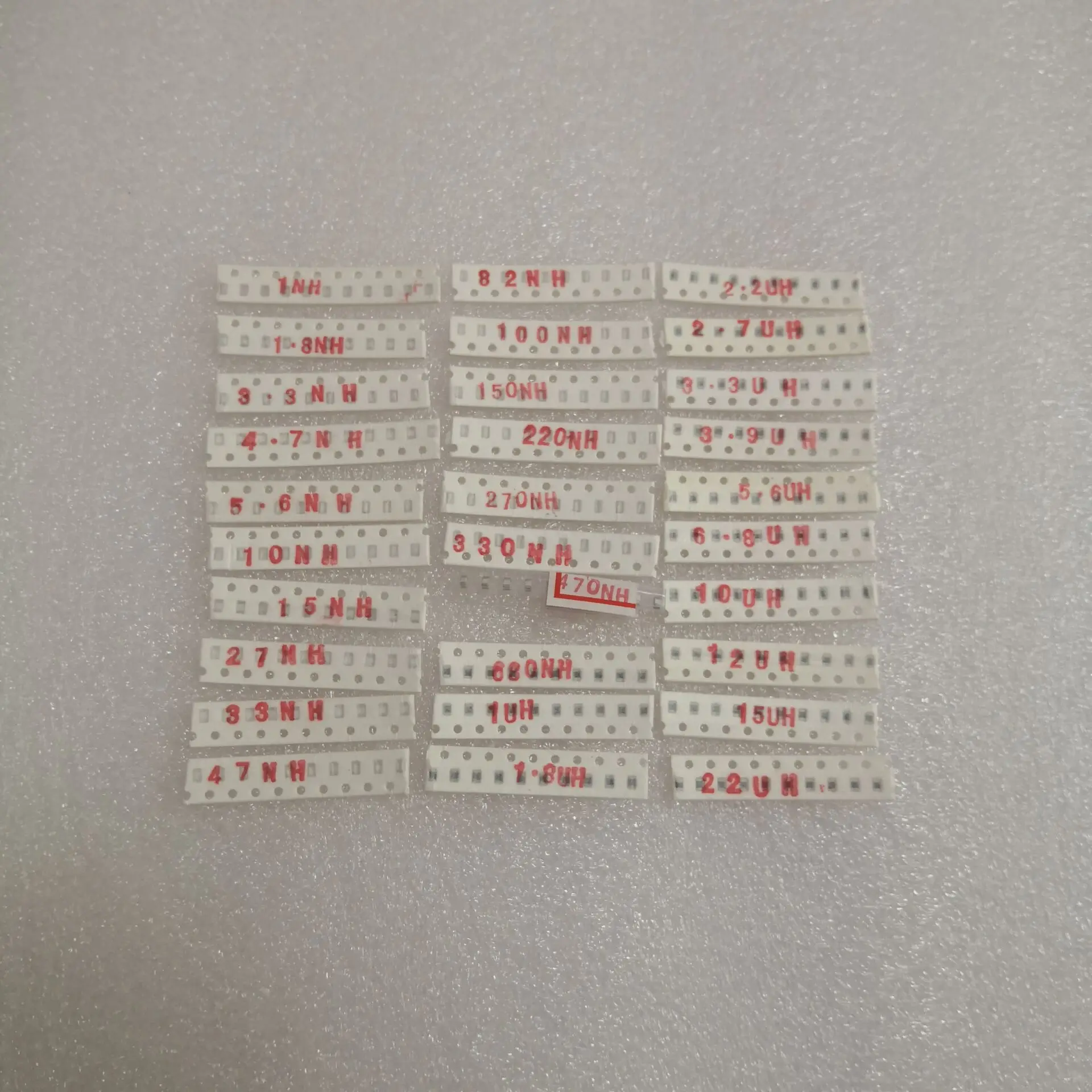 0805 SMD индуктор 30 значенийX10 шт. = 300 шт./лот 1NH-22UH Пакет электронных компонентов