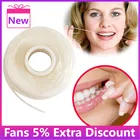 Модная новинка, 50 м, зубная нить, воск для чистки зубов, зубная нить с мятным вкусом, зубная нить для чистки зубов, гигиена полости рта, уход