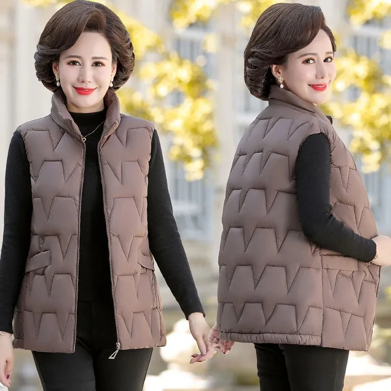 Новинка осенне-зимняя женская безрукавка пуховая хлопковая куртка женские парки