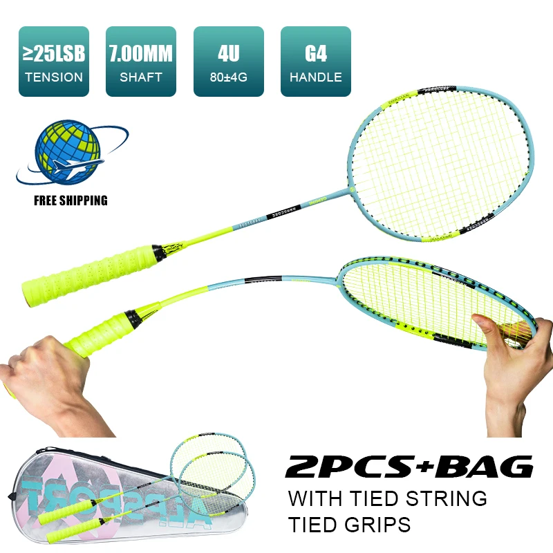 

Alpsport K12 (2 шт./лот + с сумкой для ракетки) Ракетка для бадминтона Цвета могут быть смешаны по желанию 4U T800 G5 Max25lbs 100% оригинальный дизайн Полностью карбоновая ракетка Ракетки для студентов Rsl