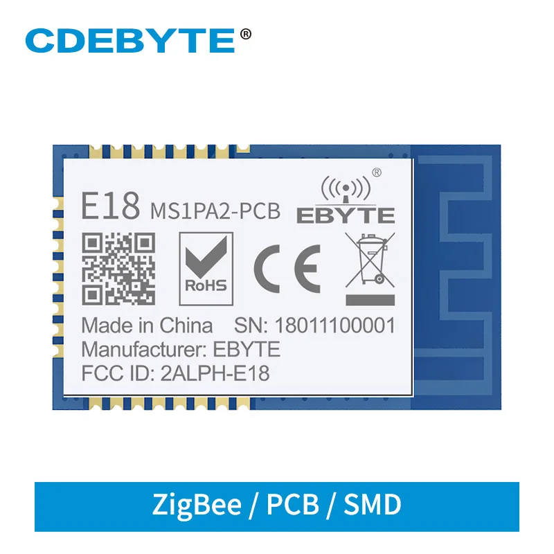 CDEBYTE E18-MS1PA2-PCB 800m ZigBee Wireless сетевой приемо-передатчик Module 2,4 GHz CC2530