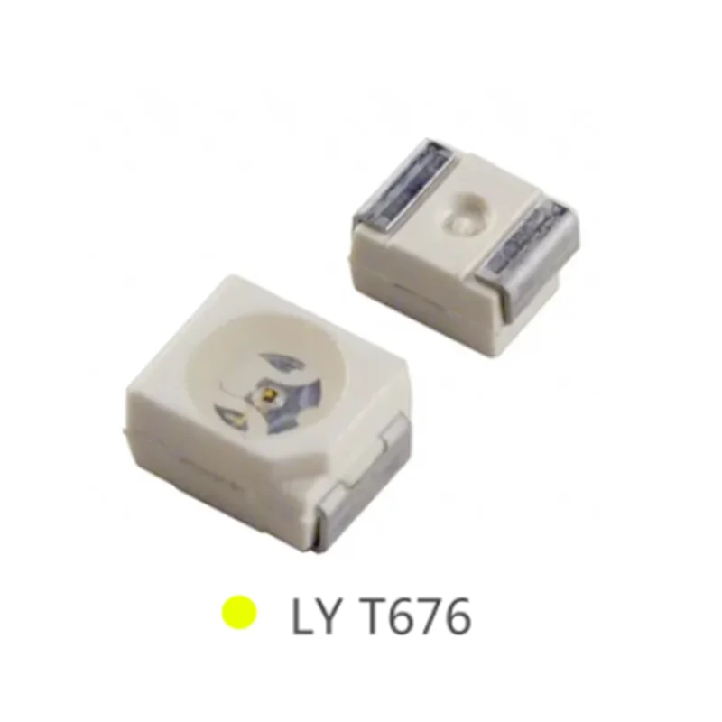 

20PCS T676 LYT676 3528 YELLOW SMD LED PLCC-2 587-591NM 267.5mcd 20mA 2.2v ( LY T676-S1T1-26-Z )