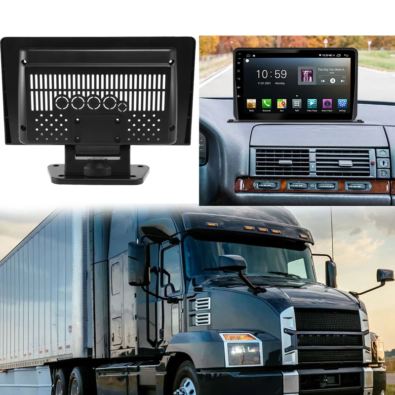 

Universal 2 din Double Din car Radio Fascia For old Car Truck Motorhome RV Stereo Panel Dash Mounting Frame Trim Kit Face