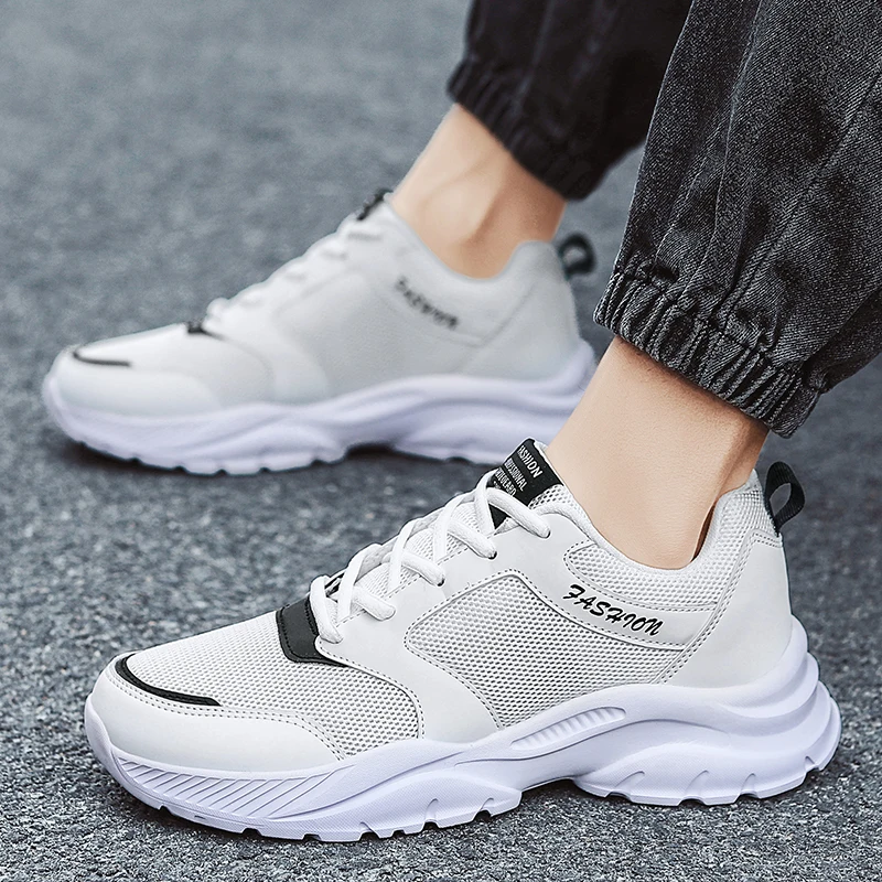 Breathable Comfortable Casual Sneakers Men's  Adult Teenagers Outdoor Running Shoes Walking Shoes School Sports Shoes 39-46