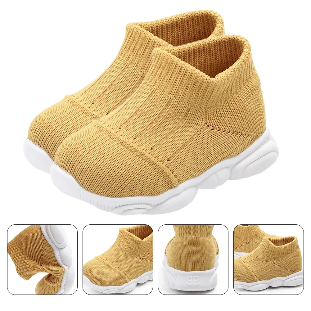 

Girls Canvas Sneakers Baby Boy Crib Shoes Prewalker Casual Infant Breathable Sole: Pvc Boy