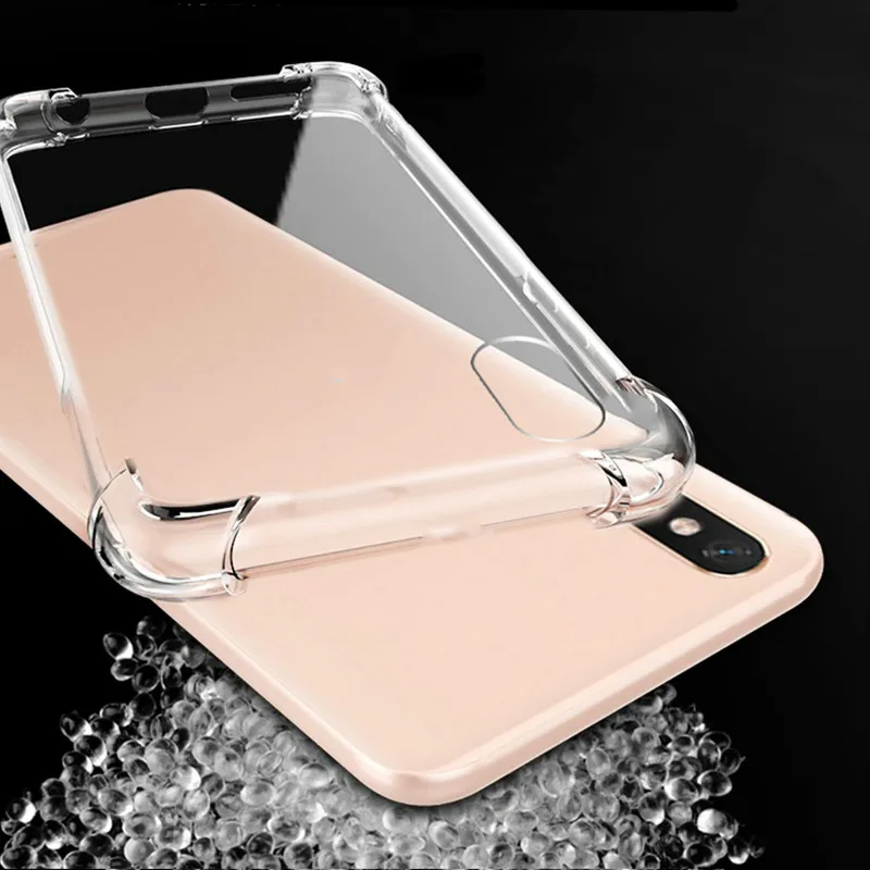 Luxury Shockproof Transparent Silicone Case For iPhone 6 XS MAX XR X SE2020 Case for iPhone 6 7 8 Plus 5 for iPhone6 soft case