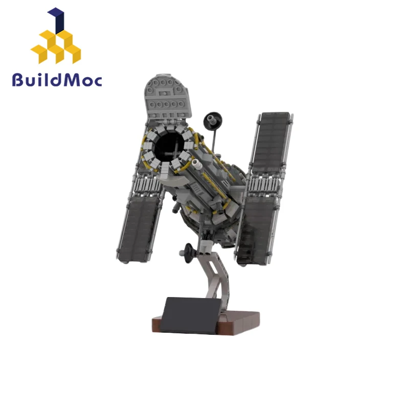 

MOC Medium Size Hubble Space Telescope Building Blocks Set Project Collection Cosmic Explore Model Bricks Toys For Children Gift