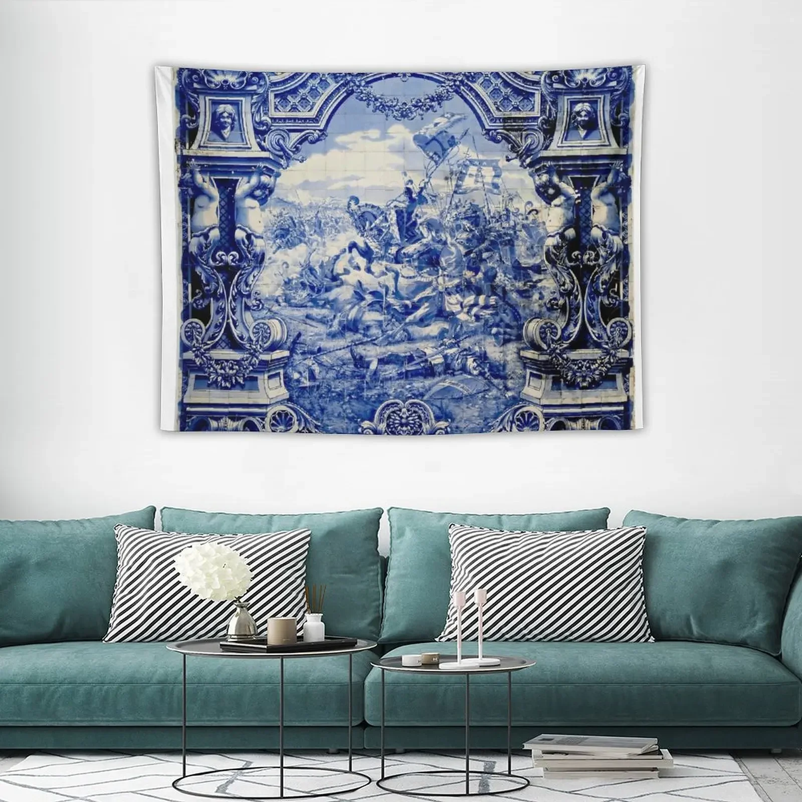 Настенная плитка-HD-A alla dos чих (Lover s place) -Порто-станция (Португалия) гобелен