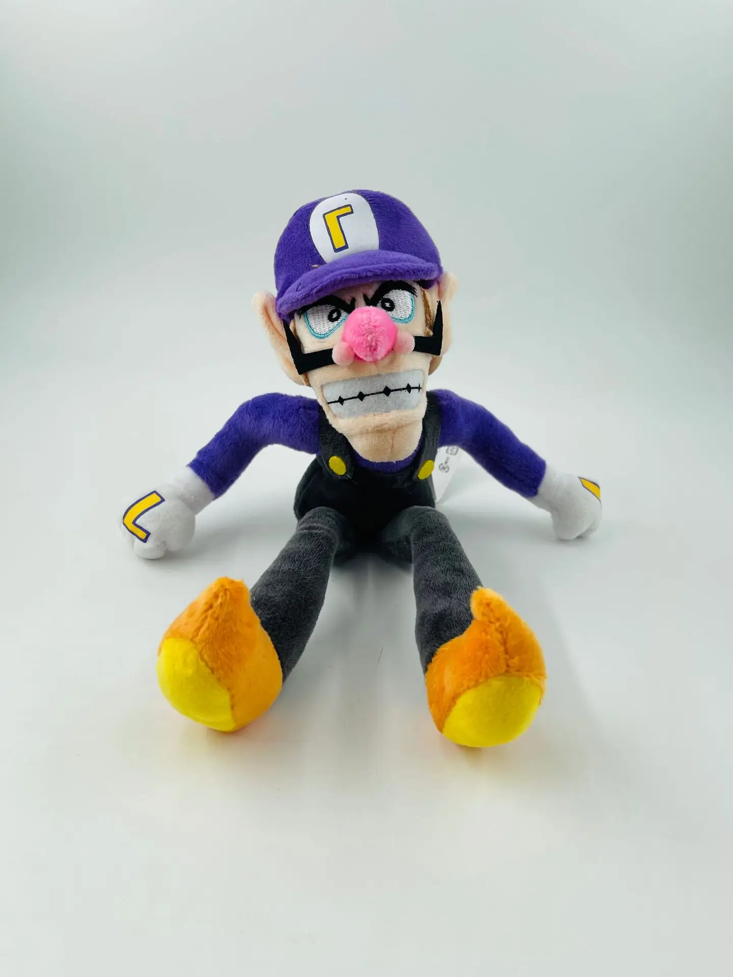 Super Mario Waluigi Stuffed Plush Toy Doll Gift