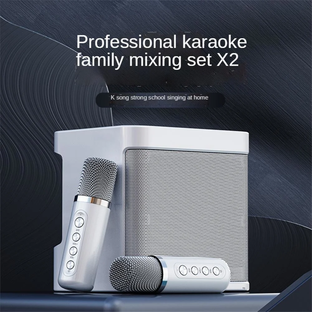 Enlarge Ys203 100w High-power Wireless Bluetooth Speaker Portable Microphone Subwoofer Boom Box Outdoor Family Party Karaoke Box Sale