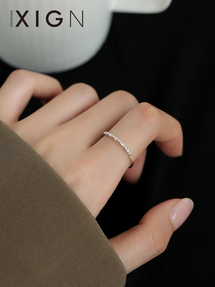 Кольцо с бриллиантом Xign легкий роскошный дизайн кольцо на указательный палец