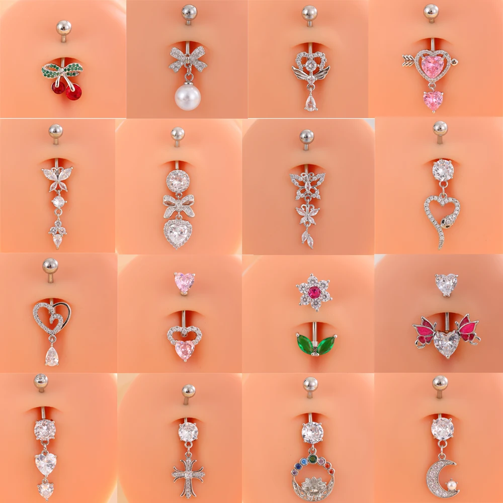 1 шт. смешанный стиль вишневое сердце крест змеиное крыло висячие кольца для