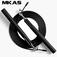 jumping rope tangle free rapid speed jumping rope for mma boxing fitness skip workout training steel wire bearing adjustable