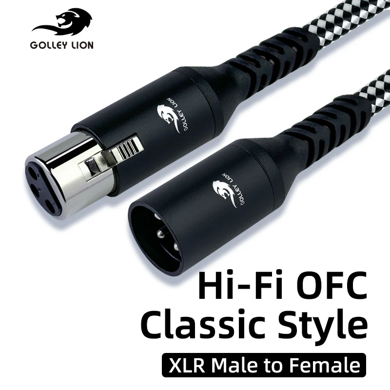 Фото Аудиокабель XLR 1м/2м/3м/5м/10м, оригинальный DMX-кабель XLR, штекер-гнездо, для микрофонов, сценического освещения, звуковых систем №2