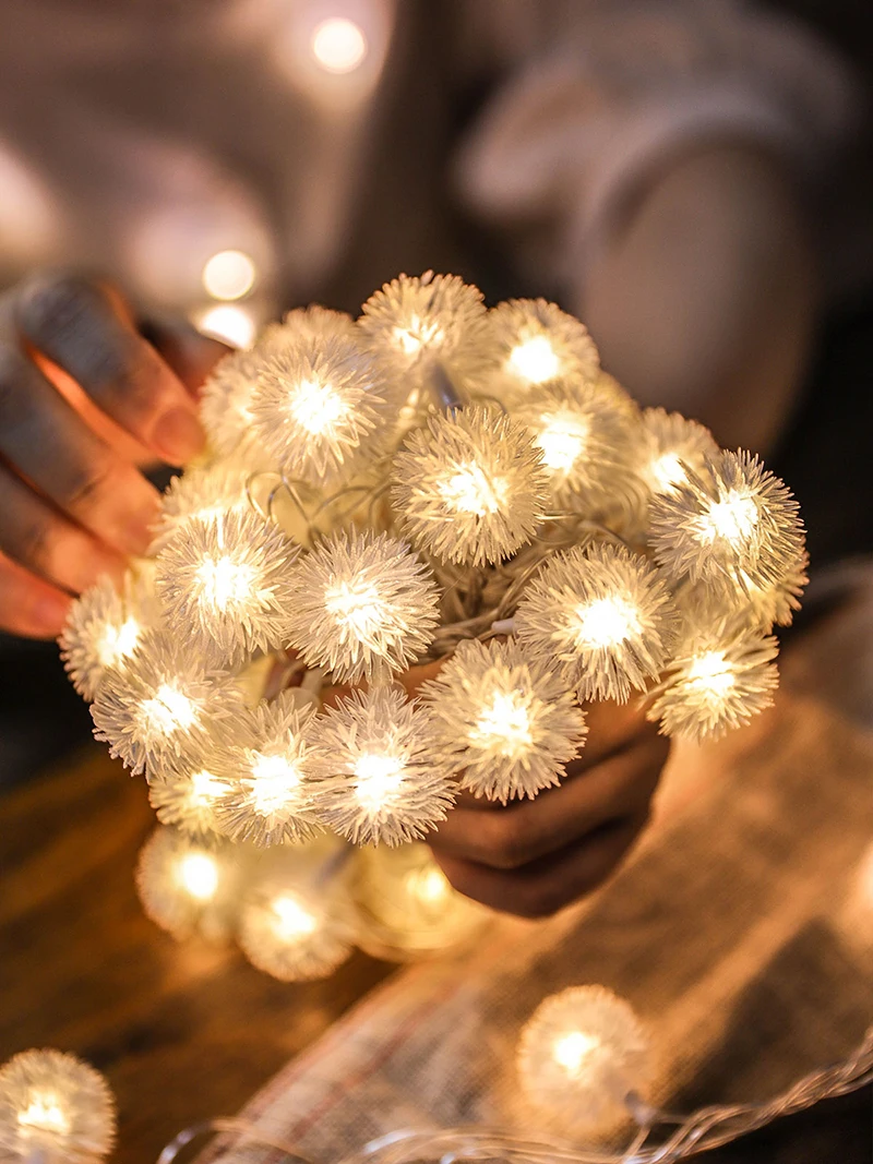 

LED Flower Fairy Lights Battery String Lights USB LED Lights For Christmas Party Valentine Wedding decor Indoor Lighting