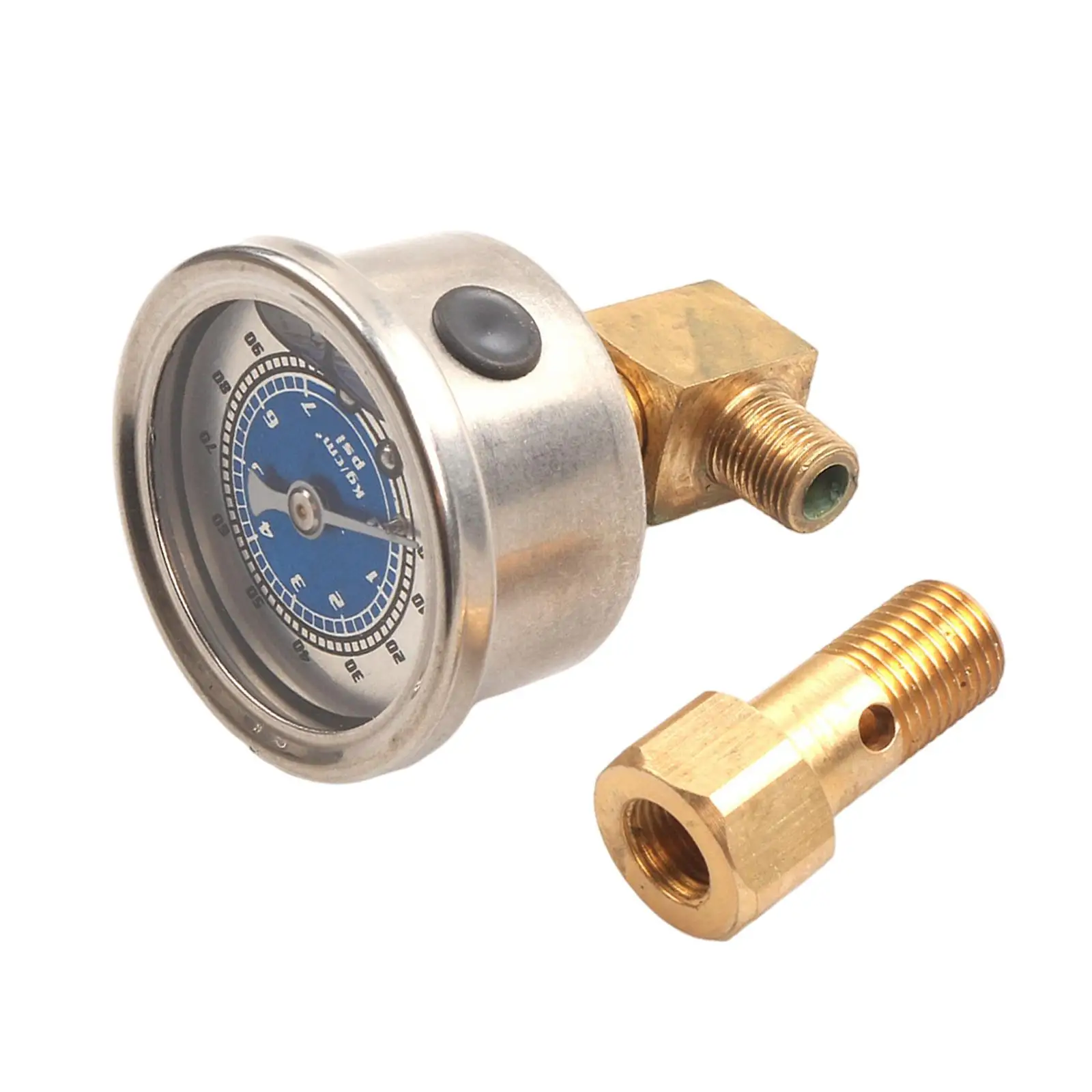 Комплекты давления топлива 100PSI 1/8 NPT наполненные жидкостью 1/2 дюйма подходят для