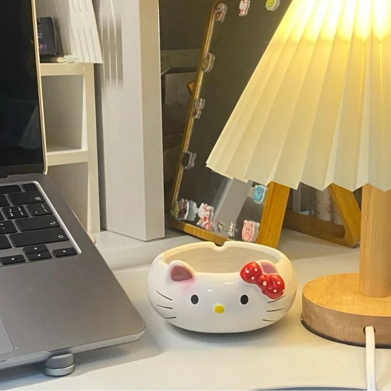 

Мультяшная пепельница Hello Kitty керамическая персональная Милая мультяшная розовая креативная пепельница подарок для парня