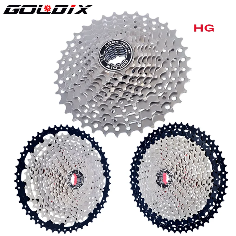 

GOLDIX Mountain Bike Freewheel Bicycle Cassette Cassette 8/9/10/11/12Speed Bike Flywheel HyperGlide Compatible SHIMANO/SRAM