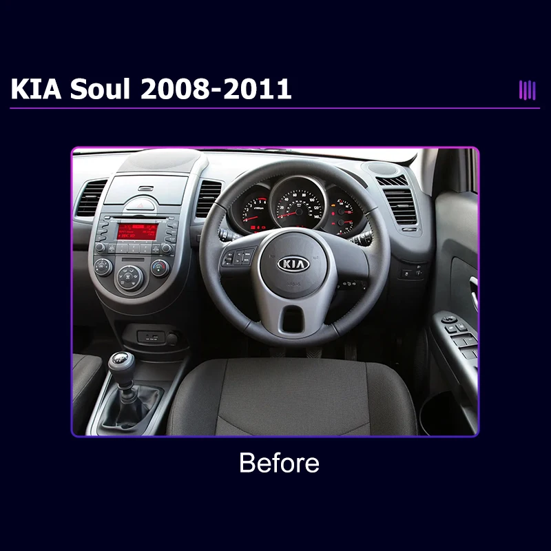 Автомагнитола roadivox на Android для KIA Soul 2008 2011 стерео GPS-навигация видео