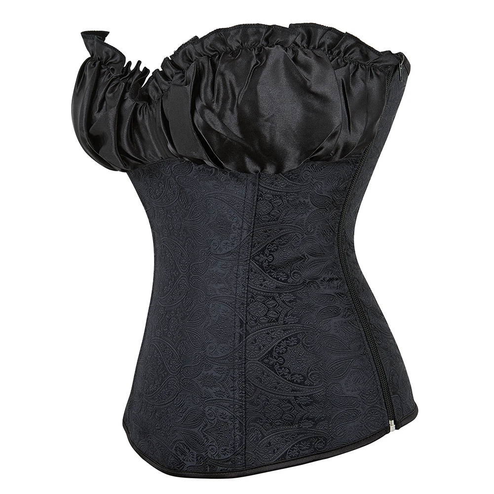 

Женский корсет с застежкой-молнией сбоку