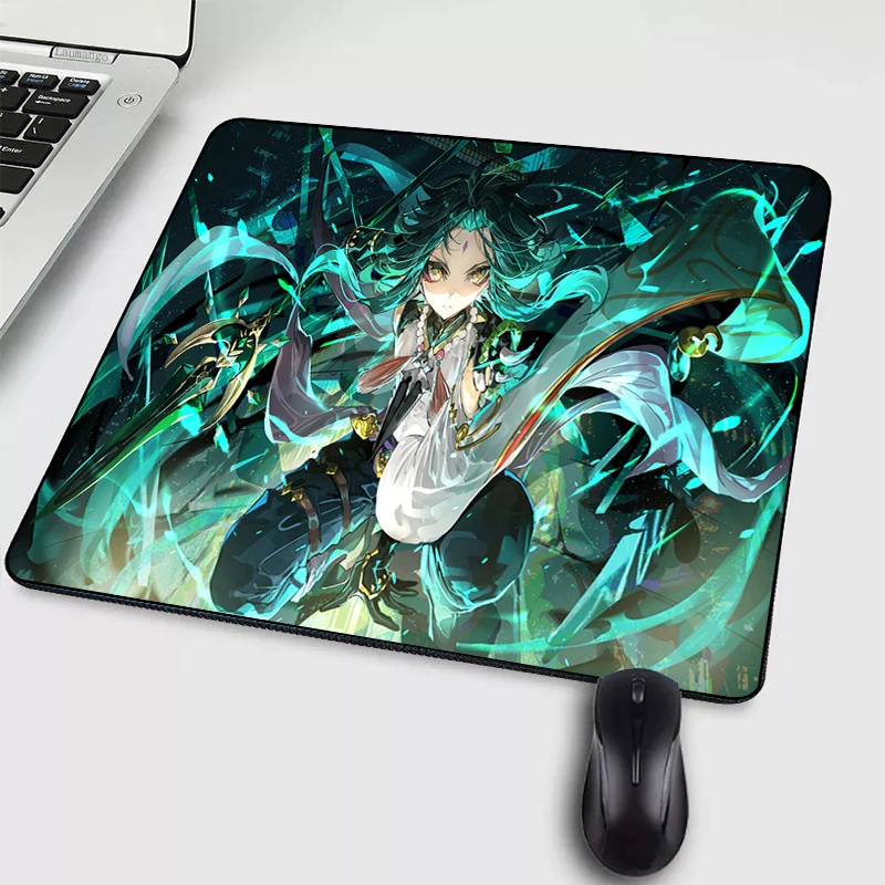 

Коврик для мыши Small Xiao Genshin Impact коврик для мышки с аниме Gabinete PC Gamer коврик игровые аксессуары клавиатура Varmilo ковер для мыши Коврик для мыши