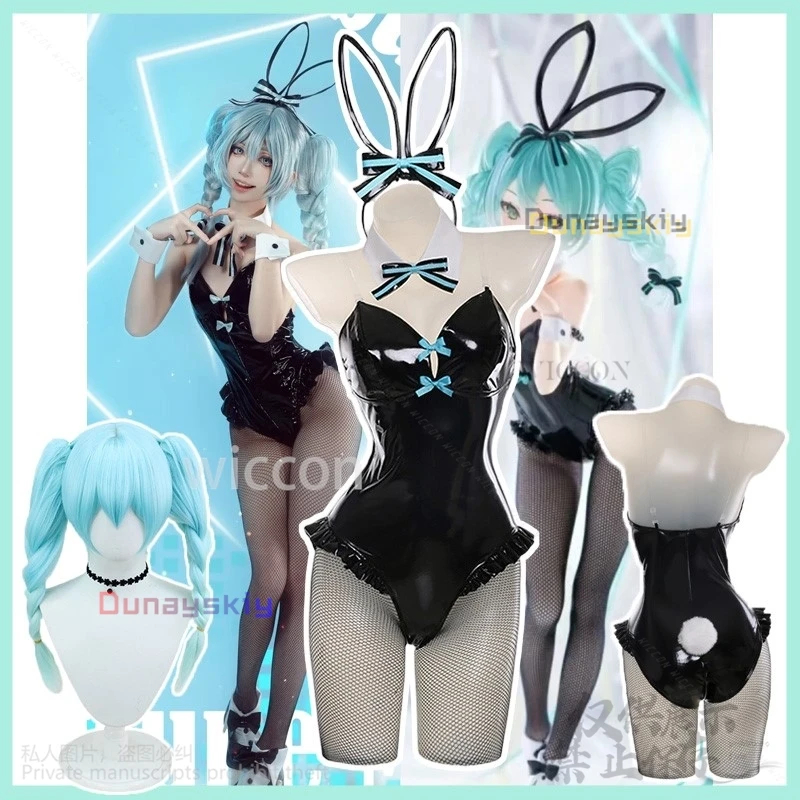 Фото Anime Mikkuu 16th Anniversary Cosplay Game Project Sekai Bunny Girl Uniform Sexy Jumpsuit Cos For Halloween Christmas Customized №1