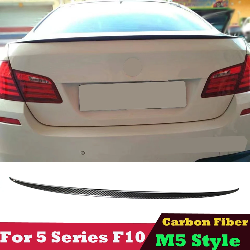 

M5 Style carbon fiber Rear Spoiler for BMW 5 Series F10 M5 520i 523i 528i 530i 535i 2010-2017