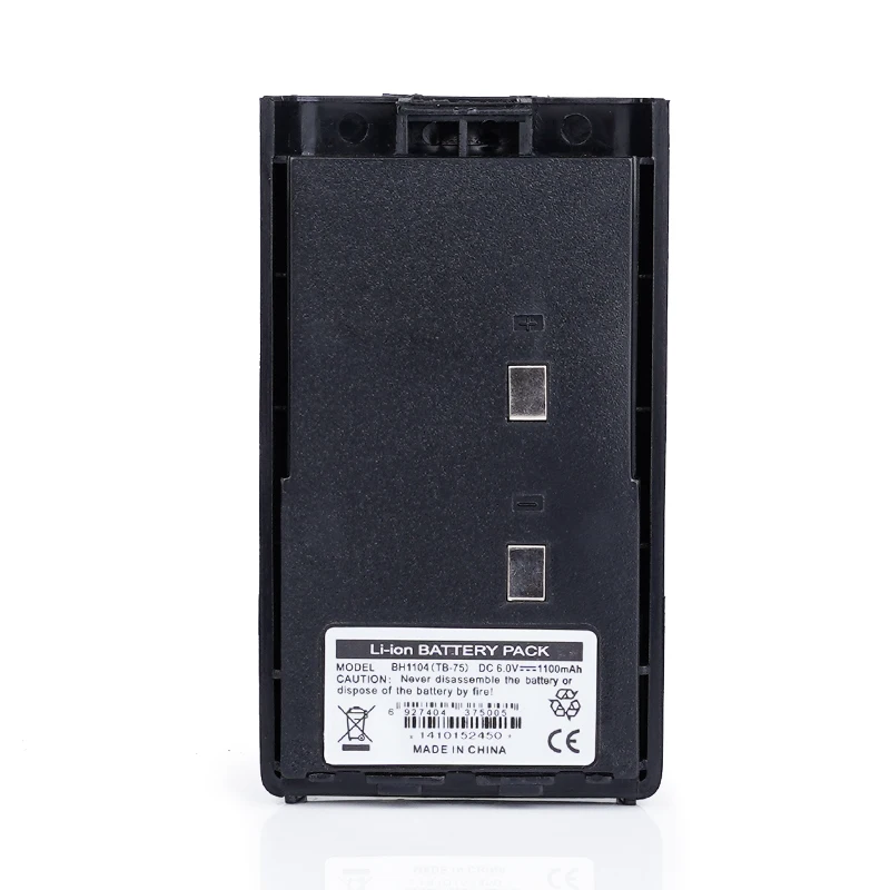 Walkie Talkie Battery BH1104 1100mAh Applicable To Walkie Talkie Hytera TC-500 /TB-75 Two Way Radio Battery Accesories