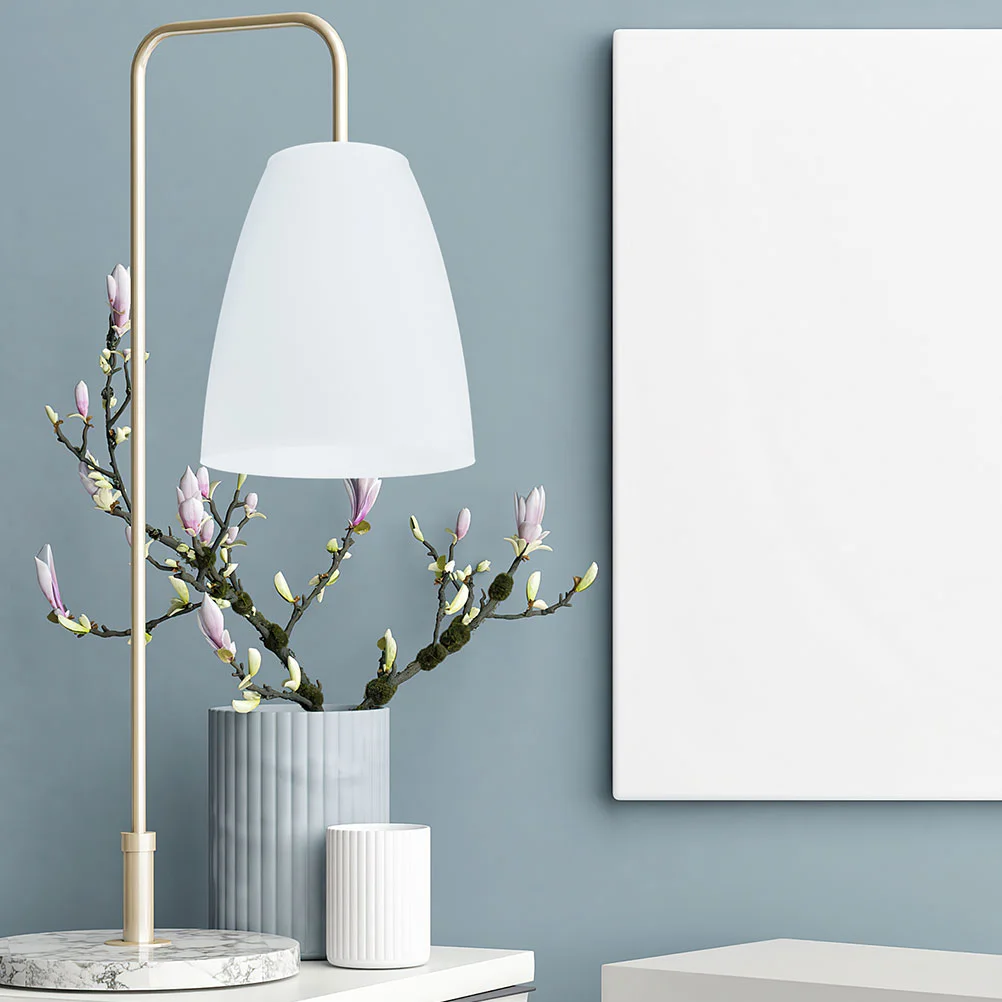 

Plastic Lampshade Desk Top Decor Creative Cover Flat Head Simple Lamp-chimney Home Light Shades Wall Screen Table