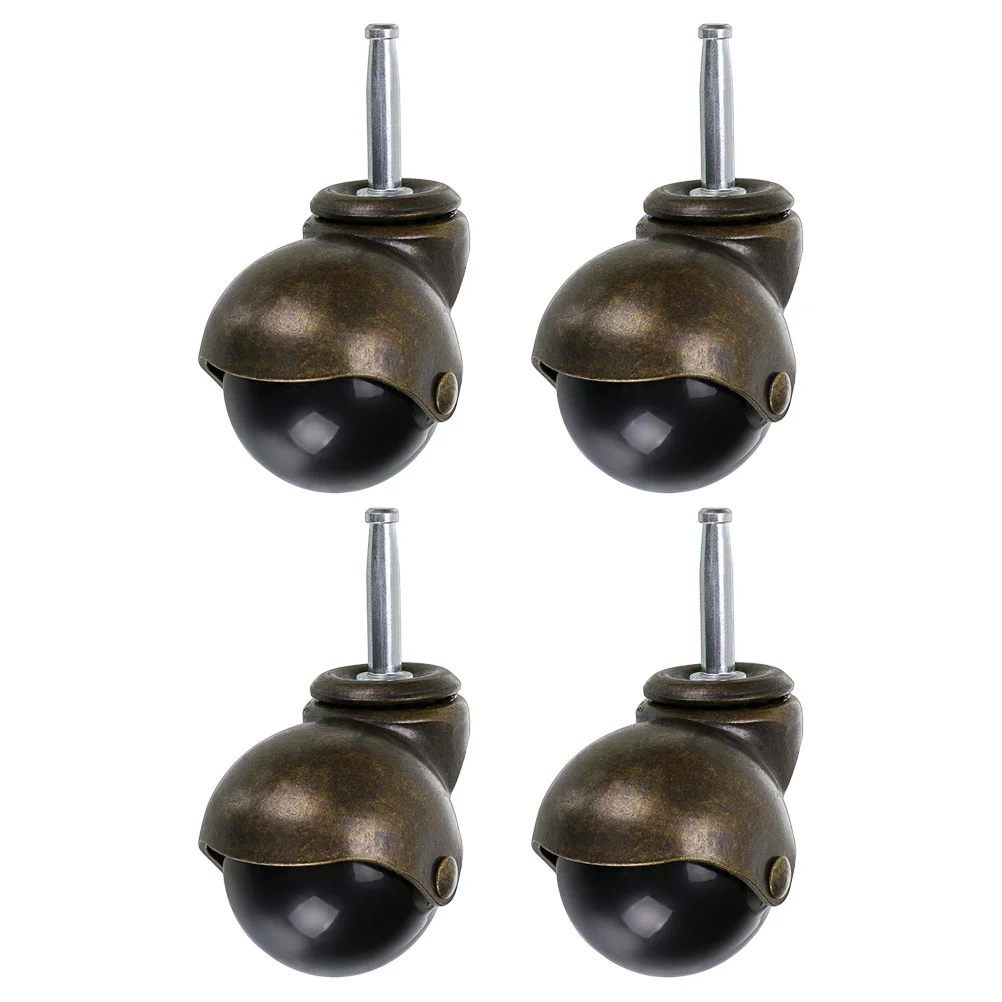 

4PCS Locking Swivel Casters Casters Caster Chair Wheels Dolly Caster Wheels Mute Chair Casters Furniture Caster Wheels