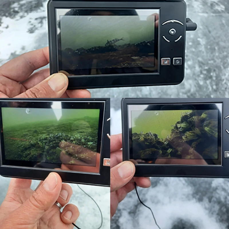 Подводная камера для рыбалки Erchang F431B 4 3 дюйма 15 м инфракрасная светодиодная