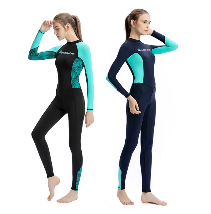 

New Women Lady Full Body Wetsuits Surf Free Dive Scuba Snorkeling Diving Suit