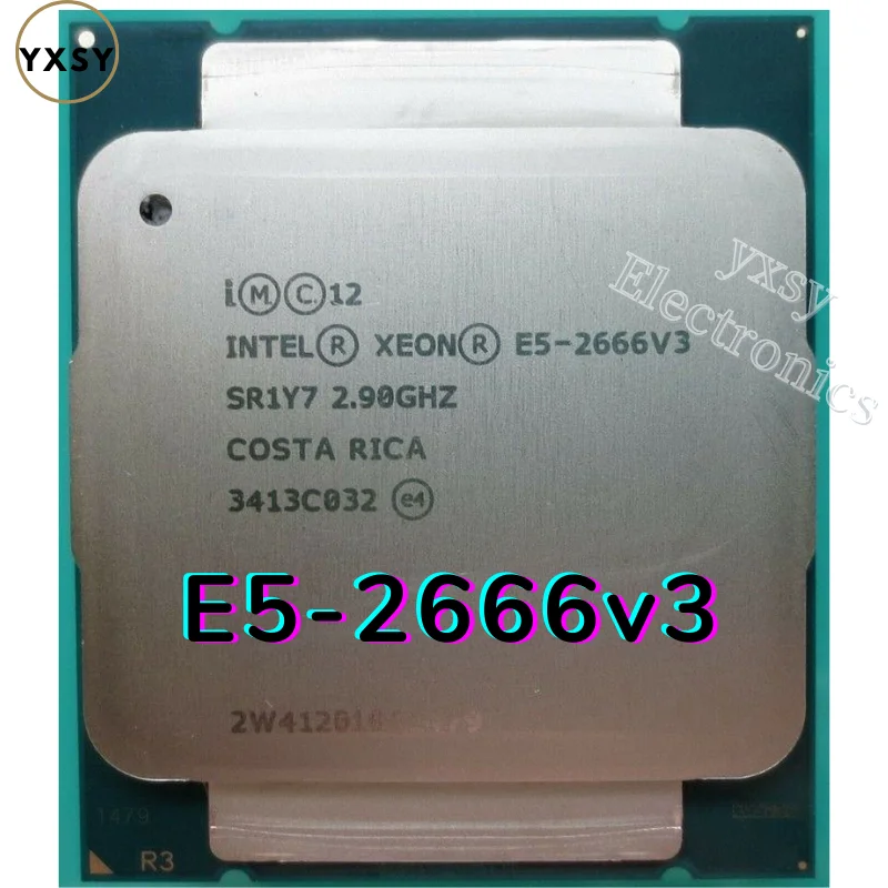

Процессор Intel Xeon E5 2666 V3, 10 ядер, LGA 2011-3, ЦП SR1Y7 E5 2666v3, 2,9 ГГц, 135 Вт, 25 Мб кэш