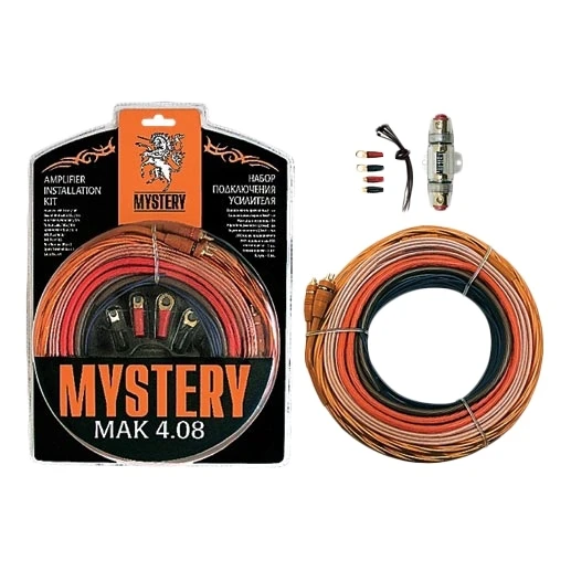 Усилитель MYSTERY MAK 408 (Комплект для 4-х канального усилителя питание 8GA / 9mm2 колба ATC 40