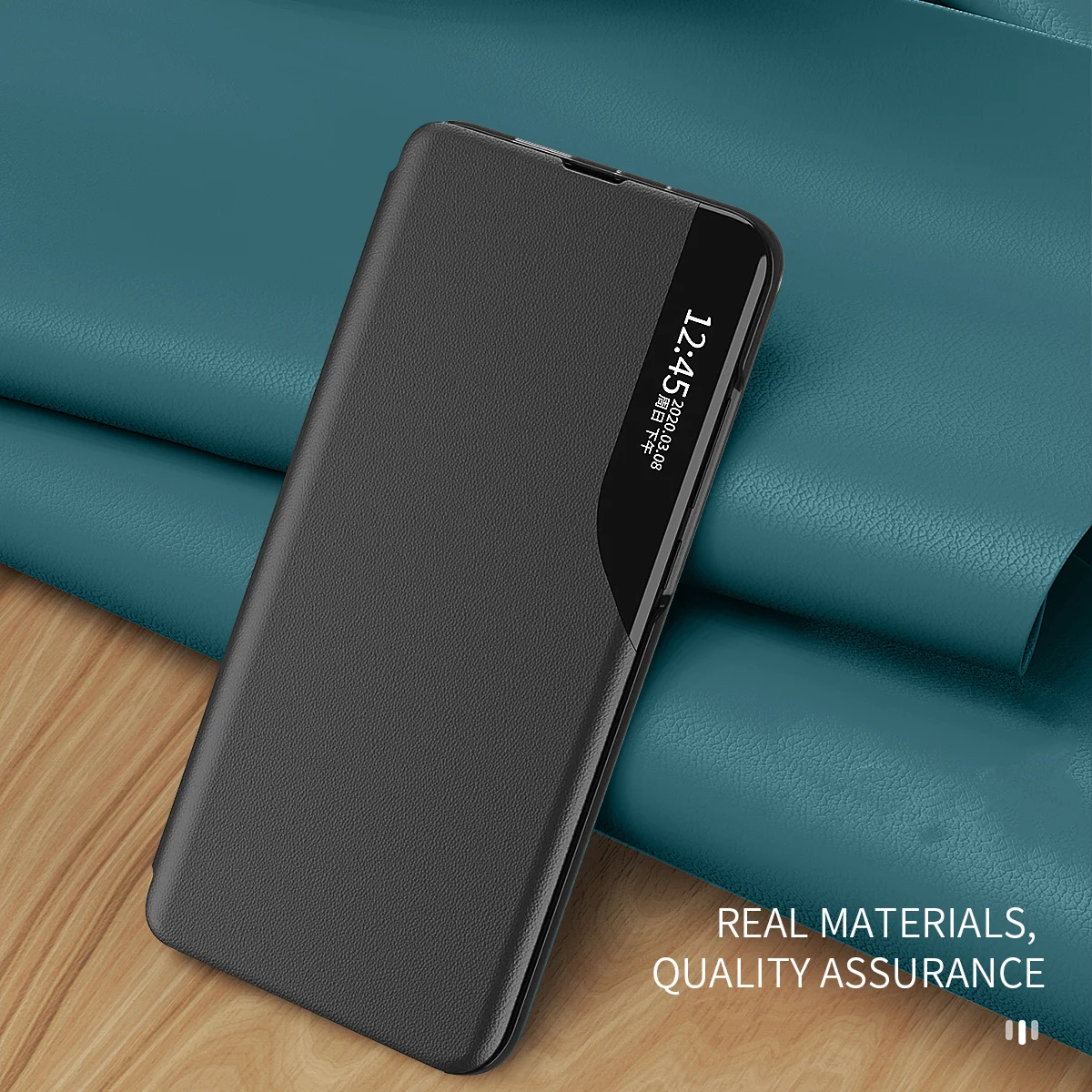 Кожаный чехол-книжка для Xiaomi POCO X4 Pro складная подставка Магнитный Твердый чехол