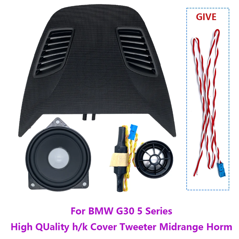 Автомобильная центральная консоль, аудио для BMW G30 G31, средний динамик, динамик Horm, Coevr steмотоfoval Airhorn, обновленный громкоговоритель, комплект Автомобильная центральная консоль, аудио для BMW G30 G31, средний динамик, динамик Horm, Coevr steмотоfoval Airhorn, обновленный громкоговоритель, комплект