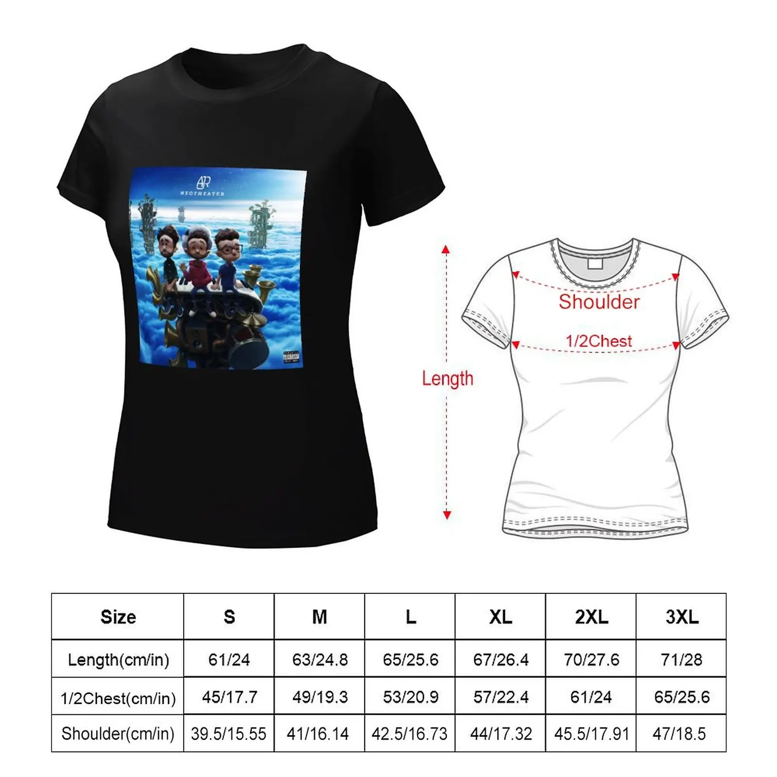 AJR NEOTHEATER TOUR 2019 2020 CAHYO футболка с коротким рукавом Футболка Эстетическая одежда