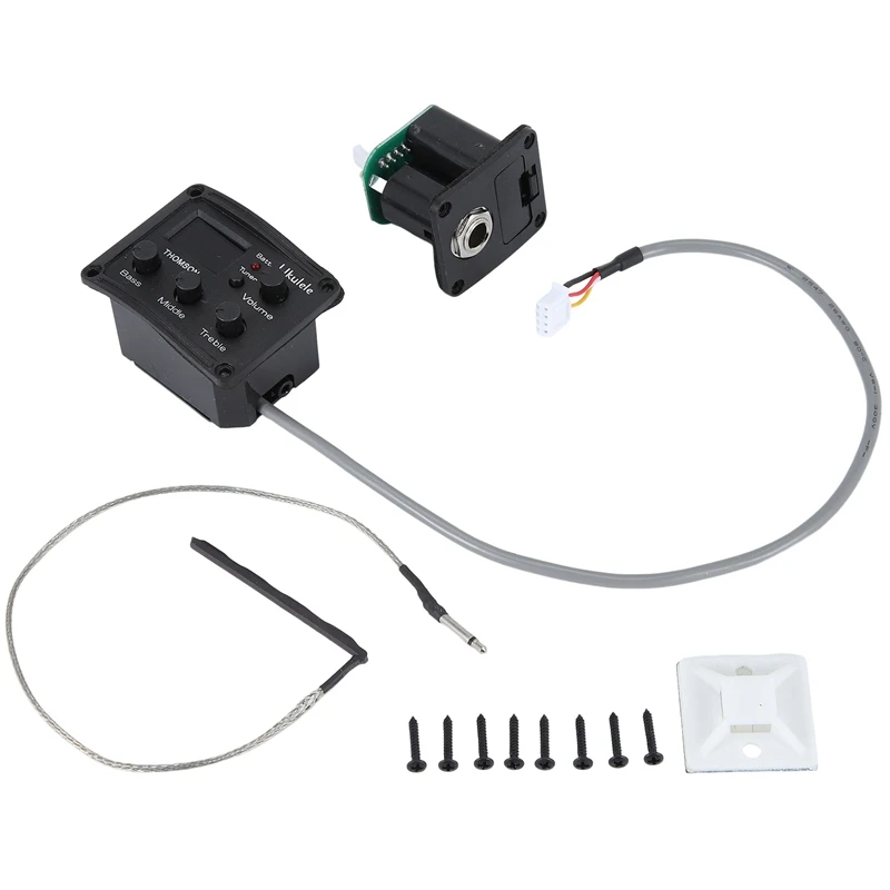 Ukelele Uke пьезоусилитель звукосниматель 3-полосный эквалайзер тюнер Система с