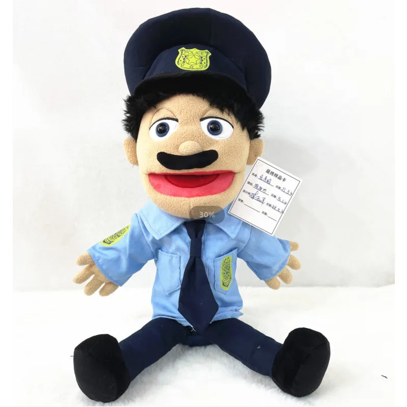 

1/2pcs Large Jeffy Puppet Plush Hat Game Toy Cartoon Feebee Hand Puppet Plushie Doll Family Puppet Parent-child Game