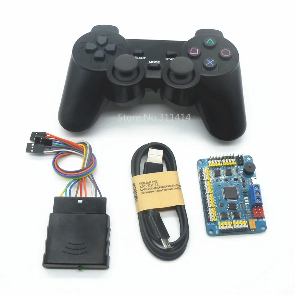 1 шт. 32 канала серводвигатель контроллер и ручка приемника для платформы сделай