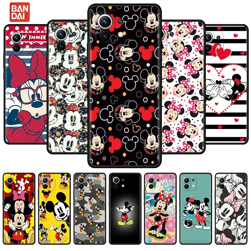 

Mickey Mouse Funda Case For Xiaomi Mi Poco X3 NFC M3 Pro F3 GT M4 F1 X2 11T Lite Note 10 10T 9T Silicone Phone Cover